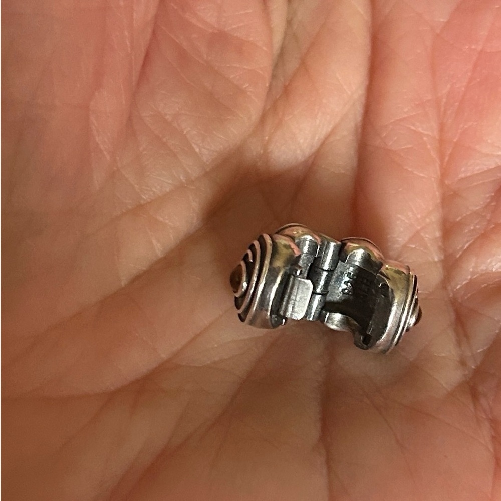 Pandora Brand New Sterling Silver & Citrine ClipCharm - Picture 7 of 8